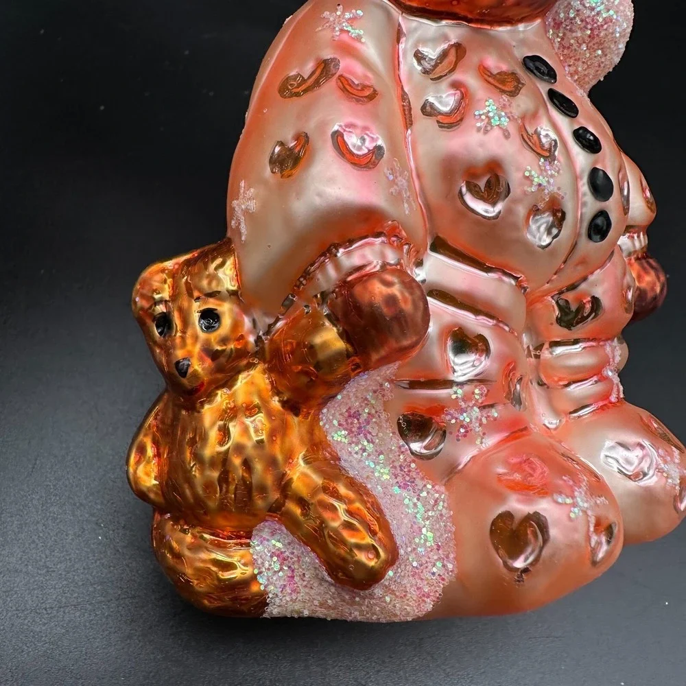 1996‎ CHRISTOPHER RADKO PEDIATRIC CANCER ORNAMENT BEARLY AWAKE BEAR 6